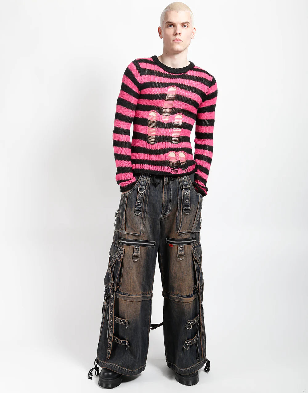 Dirty Wash Denim X-Strap – ShirtsNThingsAZ