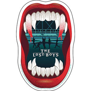 Lost Boys Vampire Mouth Sticker