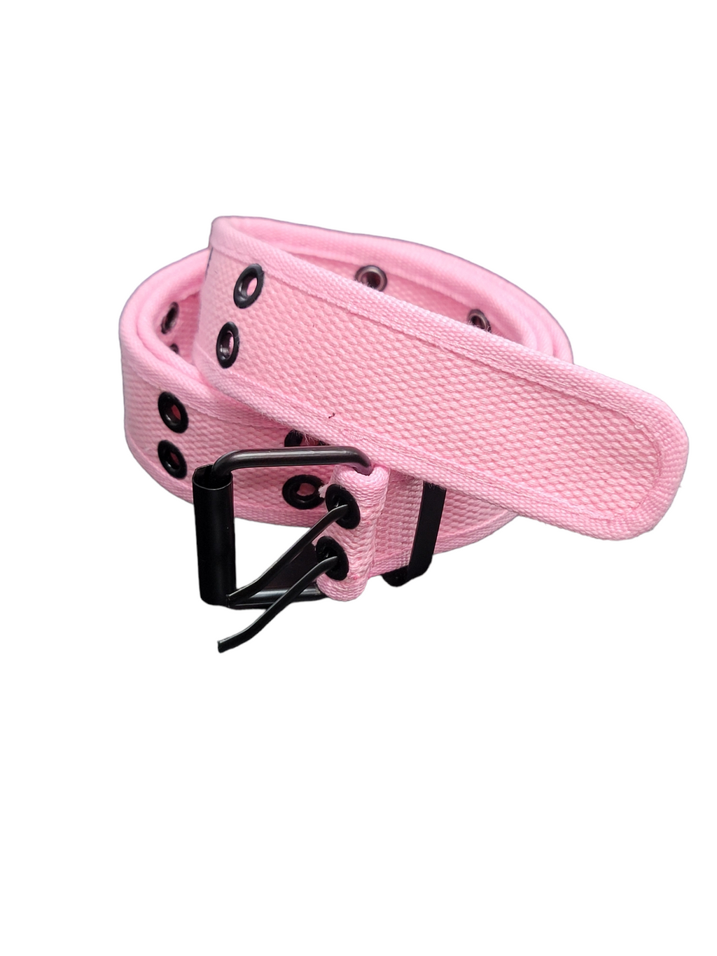Light Pink Fabric Grommet Belt – ShirtsNThingsAZ display picture 3
