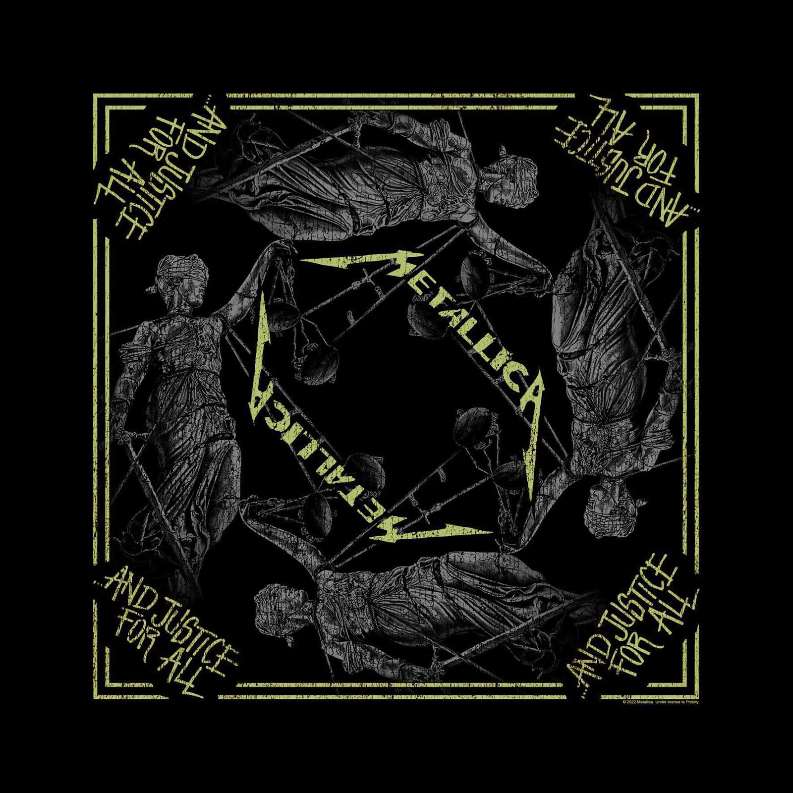 Metallica And Justice for All Bandana – ShirtsNThingsAZ