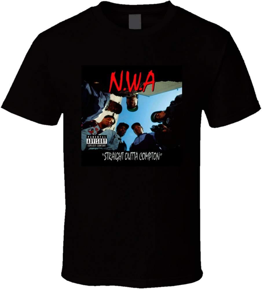 T-shirt N.W.A Straight Outta Compton - Neuf Avec étiquettes, Tailles S à 5XL, Coton épais USA