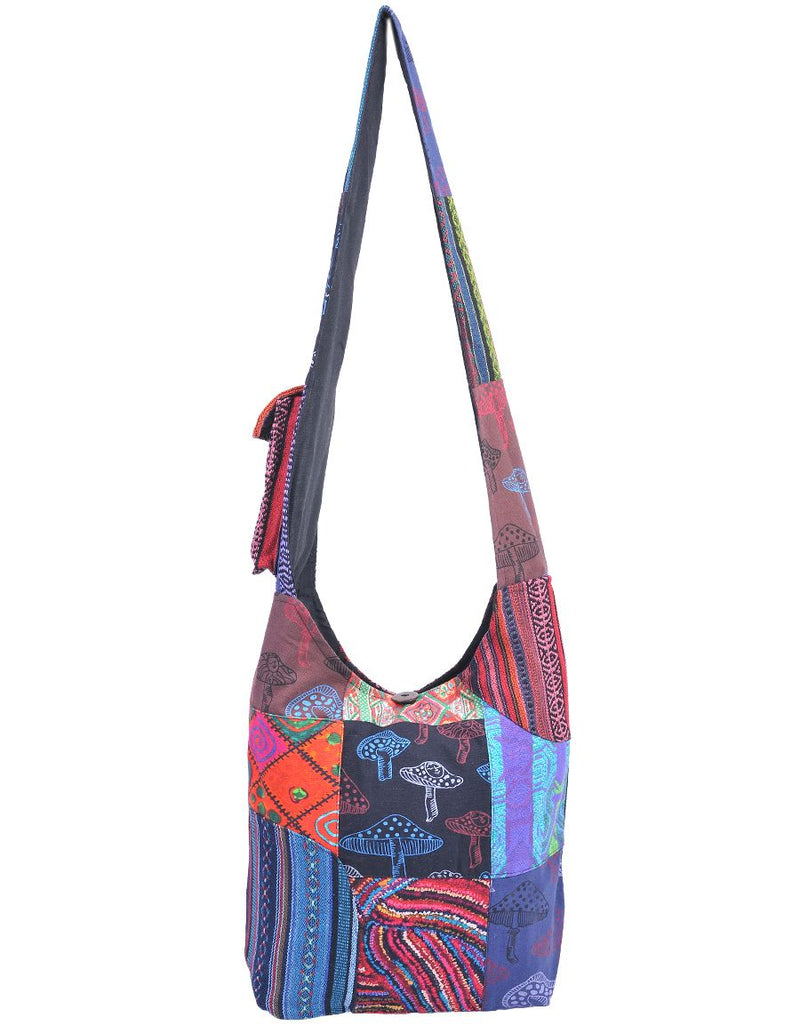 Patched Mushroom Graphic Hobo*