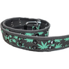 Black w/Green Weed Grommet Belt