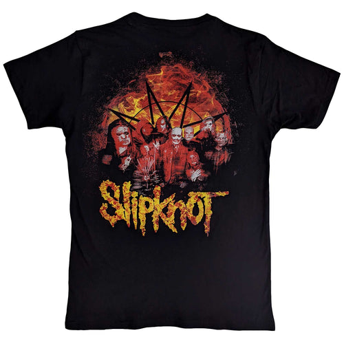 Slipknot TESF Flame Logo Back