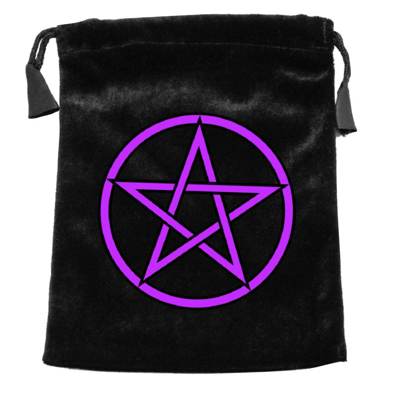 Velvet Bag-Star Purple Pentacle