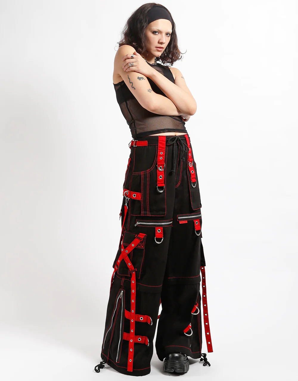 X-Strap Black/Red Pant – ShirtsNThingsAZ