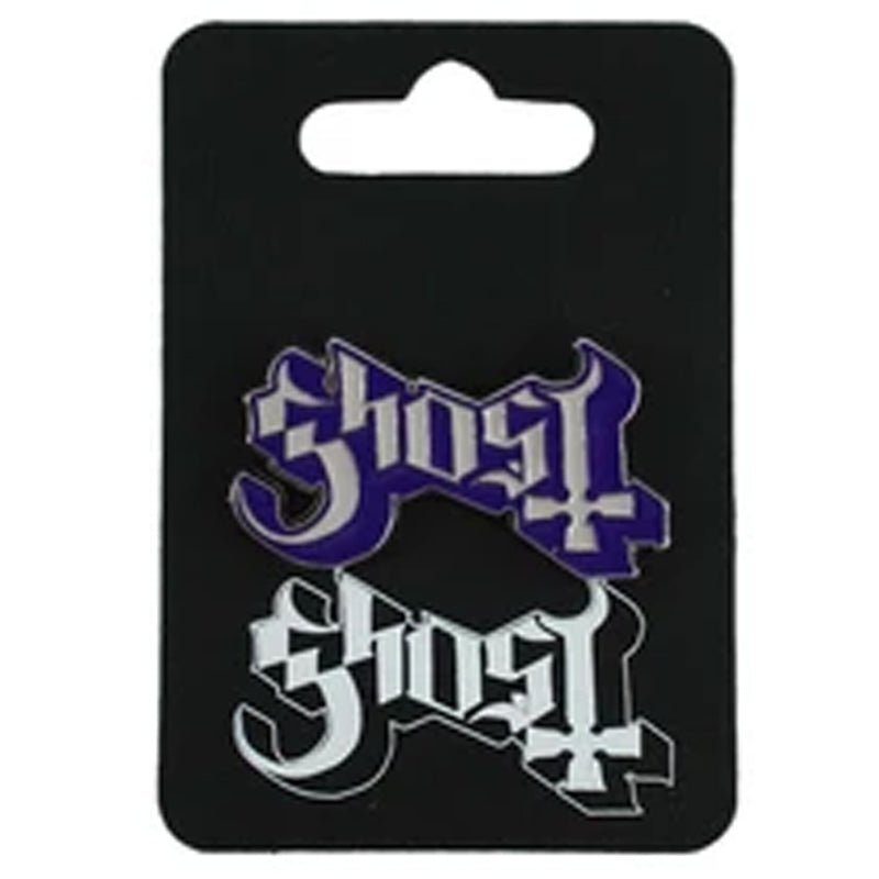 Ghost Purple Logo Enamel Pin