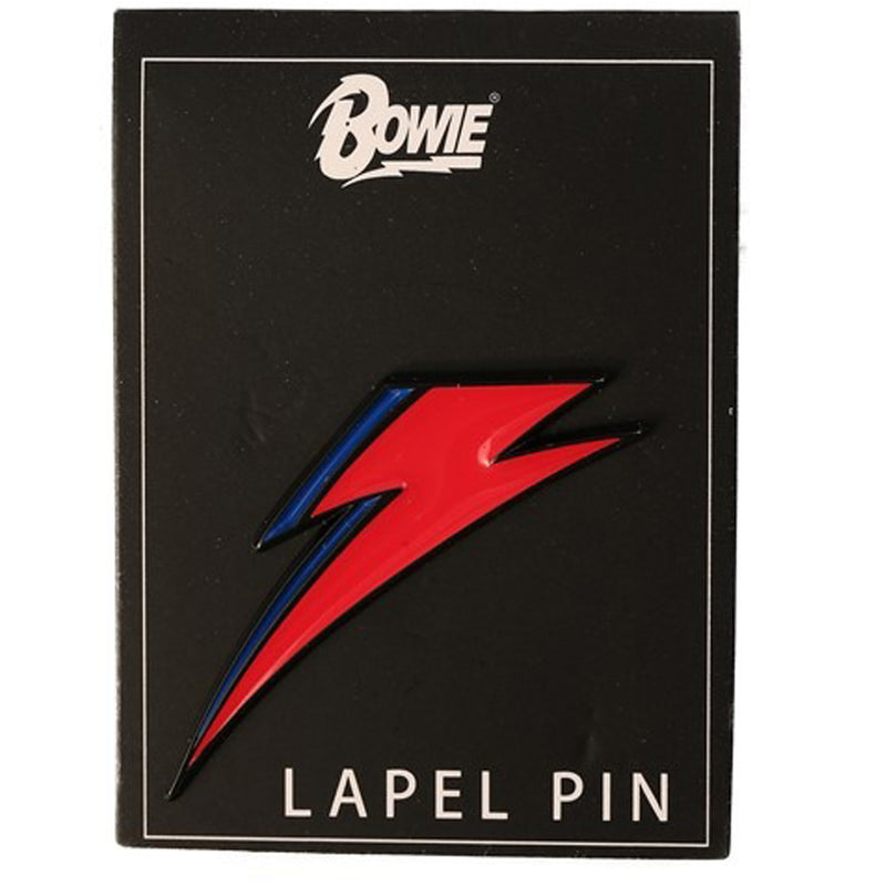 Bowie Lightening Bolt Enamel Pin