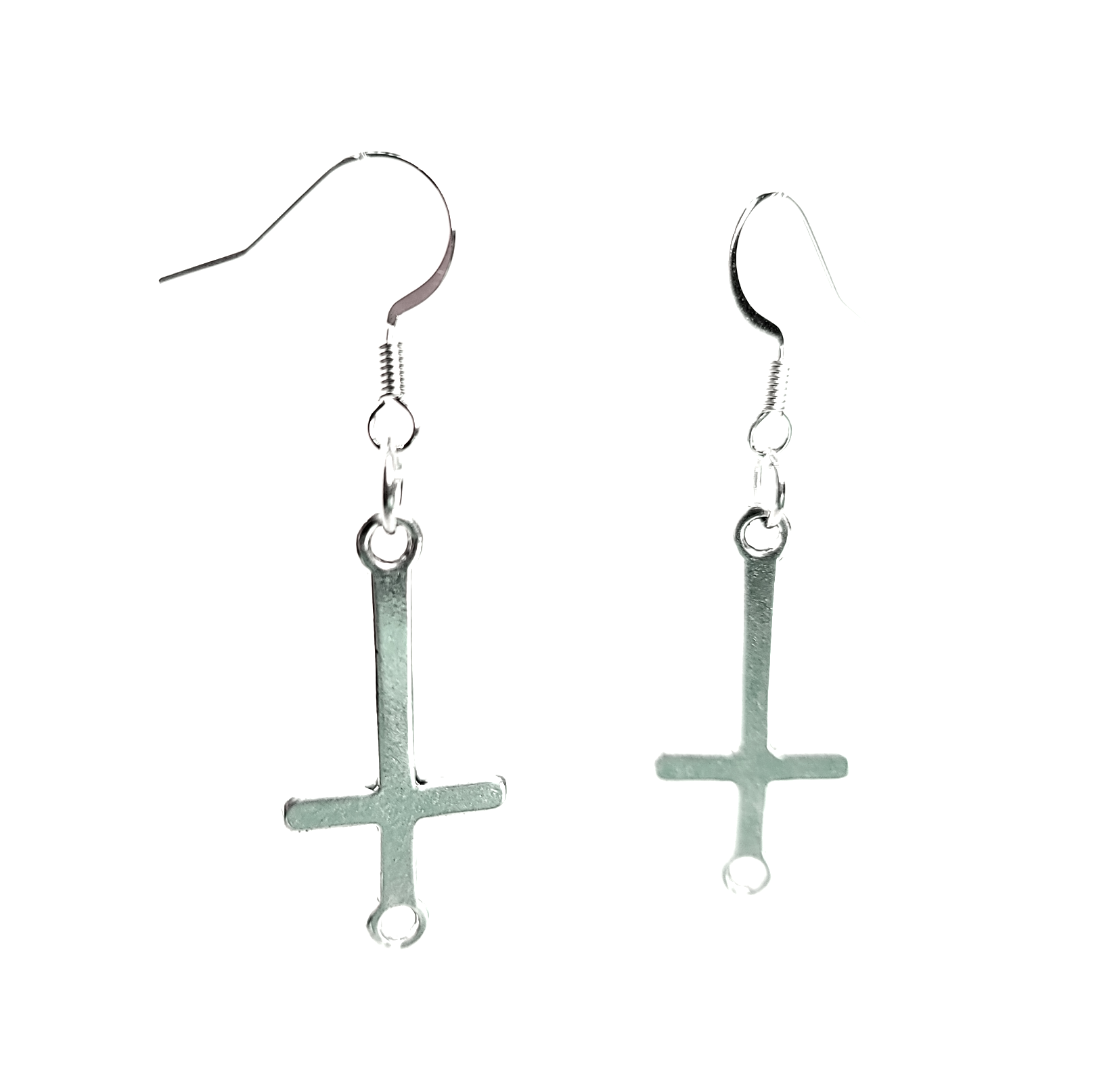 Upside Down Cross Earrings – ShirtsNThingsAZ