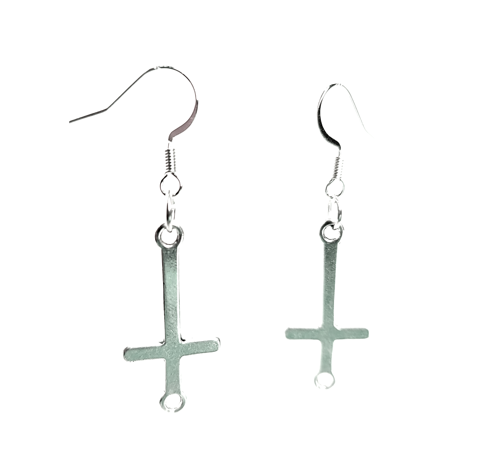Inverted cross dangle online earring