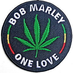 Bob Marley One Love Leaf Patch