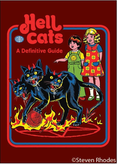 Hell Cats A Definitive Guide Magnet