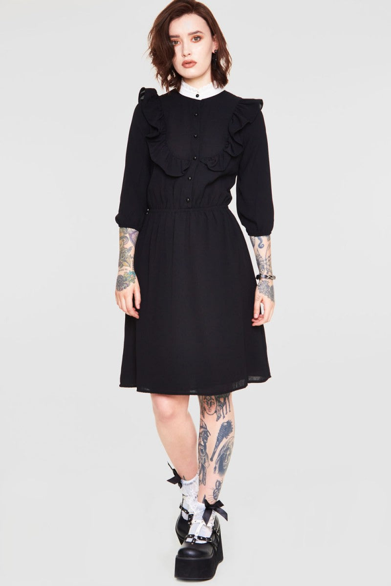 killstar wake the dead shirt dress Women's dress KILLSTAR - Wake The Dead - KSRA001258