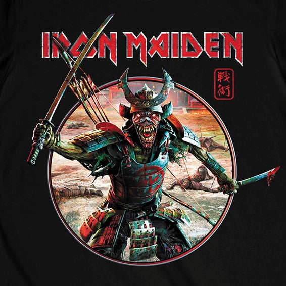 Iron Maiden Senjutsu Warrior Circle T-Shirt