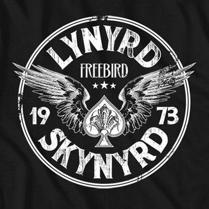 PREMIUM OFFICIAL Lynyrd Skynyrd Freebird Print Black