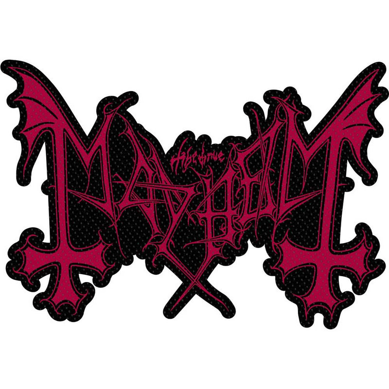 Mayhem Red Logo Cut Out