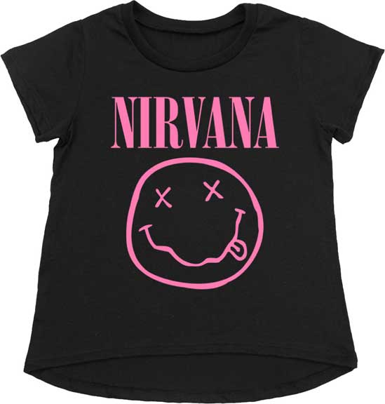 Nirvana Smiley Pink Ink toddler – ShirtsNThingsAZ