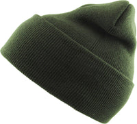 Olive Long Beanie