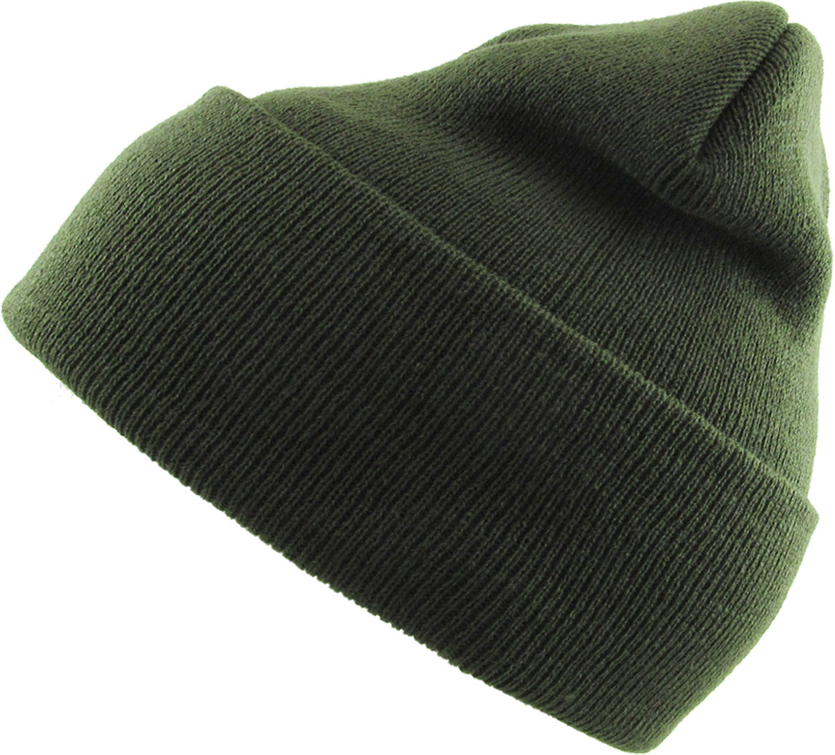 Olive Long Beanie