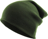 Olive Long Beanie
