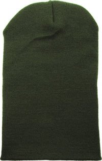 Olive Long Beanie