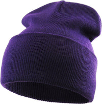 Purple Long Beanie