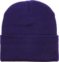 Purple Long Beanie