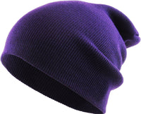 Purple Long Beanie