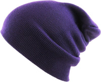 Purple Long Beanie