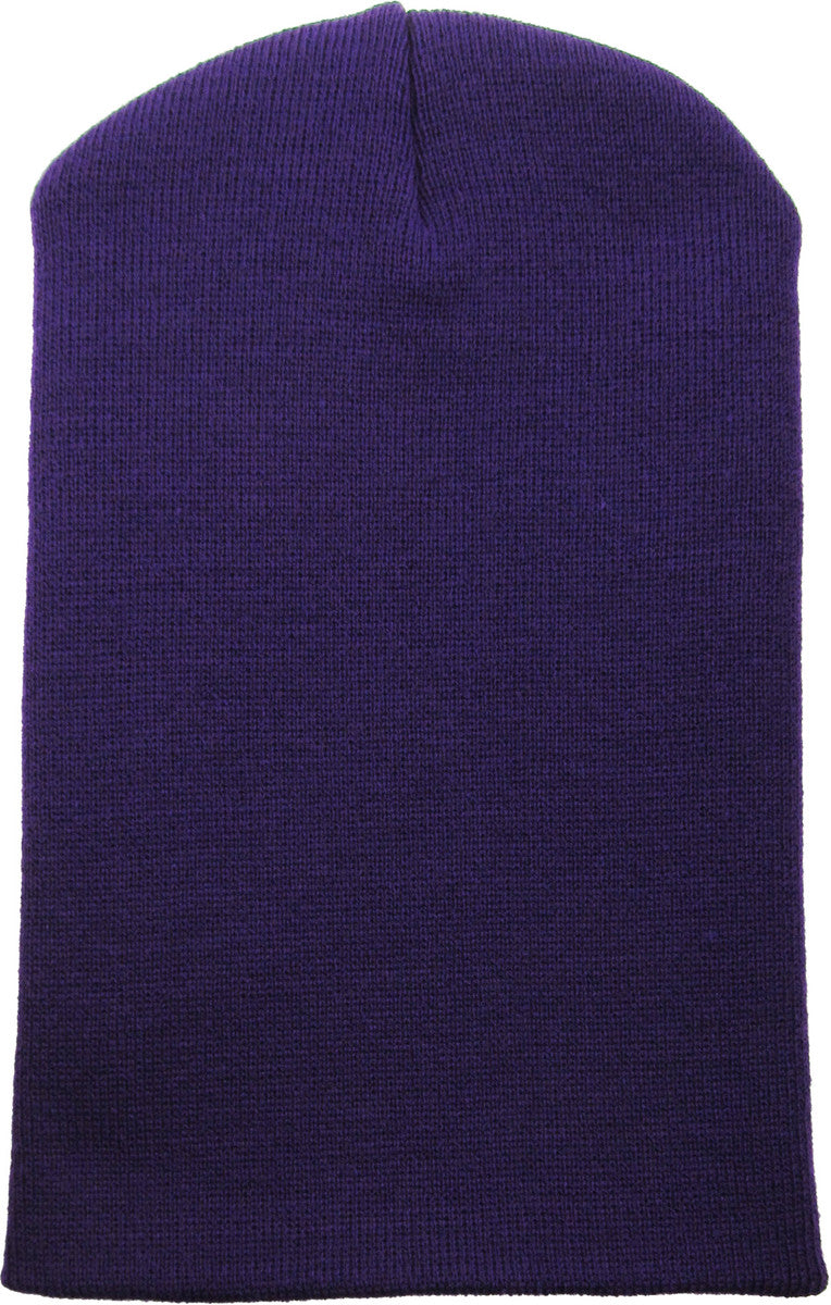 Purple Long Beanie