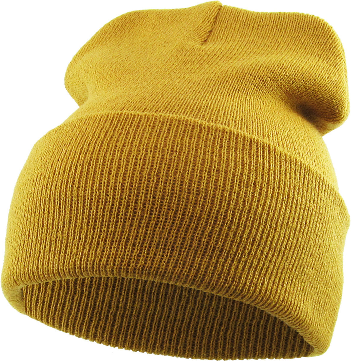 Mustard Long Beanie