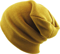 Mustard Long Beanie