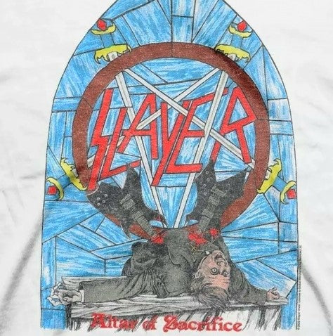 Slayer Alter of Sacrifice White Shirt