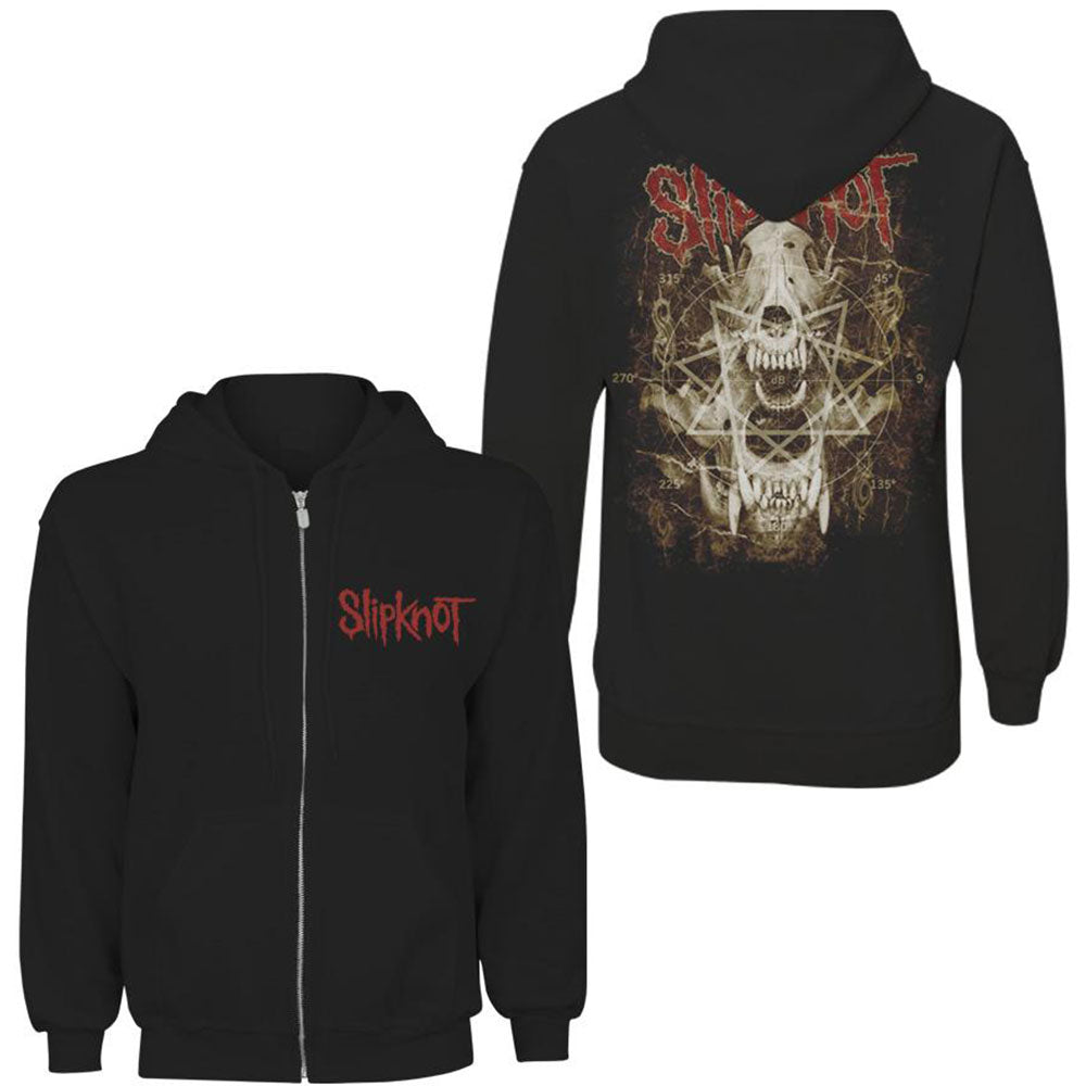 Slipknot Skull Teeth Zip Hoodie ShirtsNThingsAZ