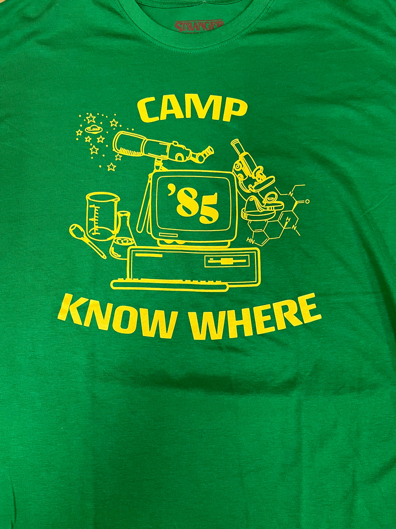 Stranger Things Camp Know Where Green T-Shirt