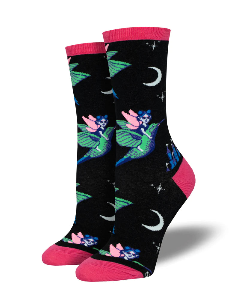 Fairy Castle Women's Socks - Black