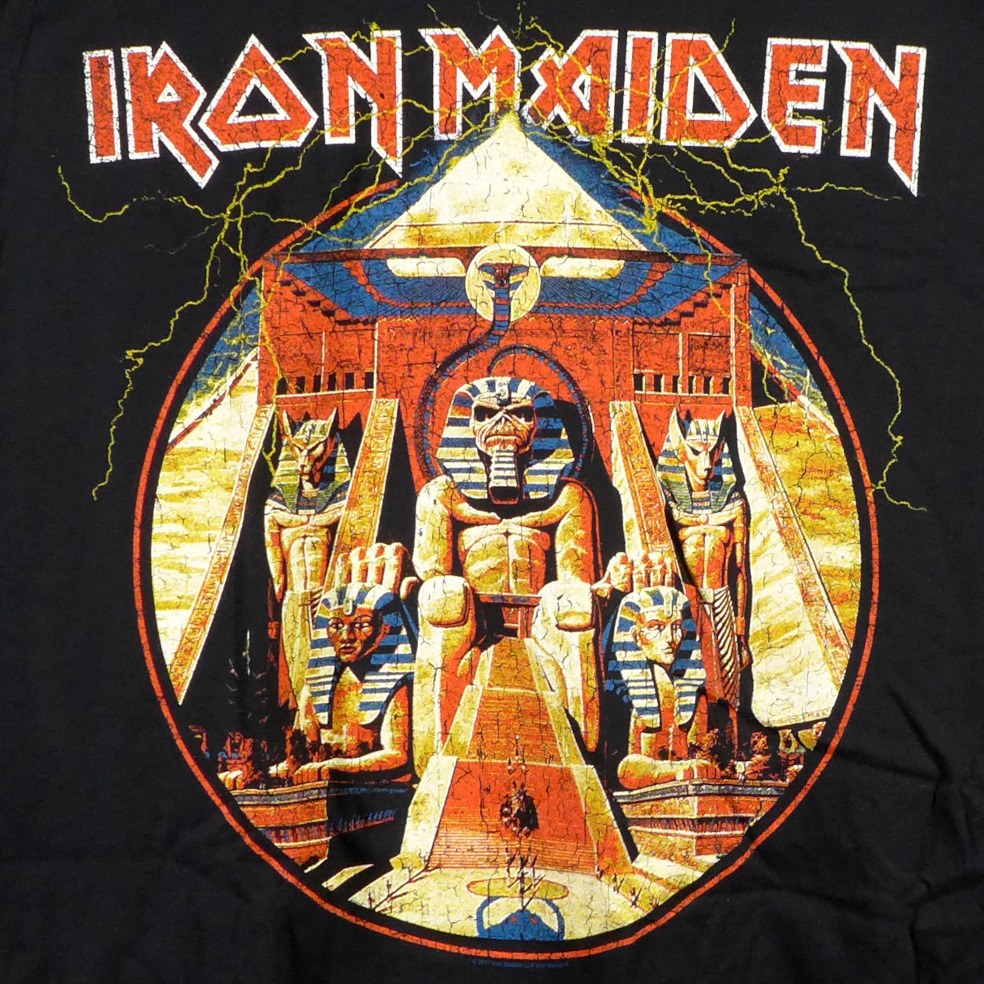 Iron Maiden Powerslave Lightning - M, image size:984x984