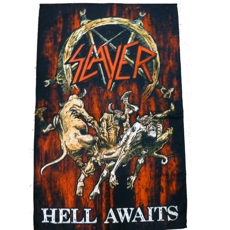Slayer Hell Awaits Flag