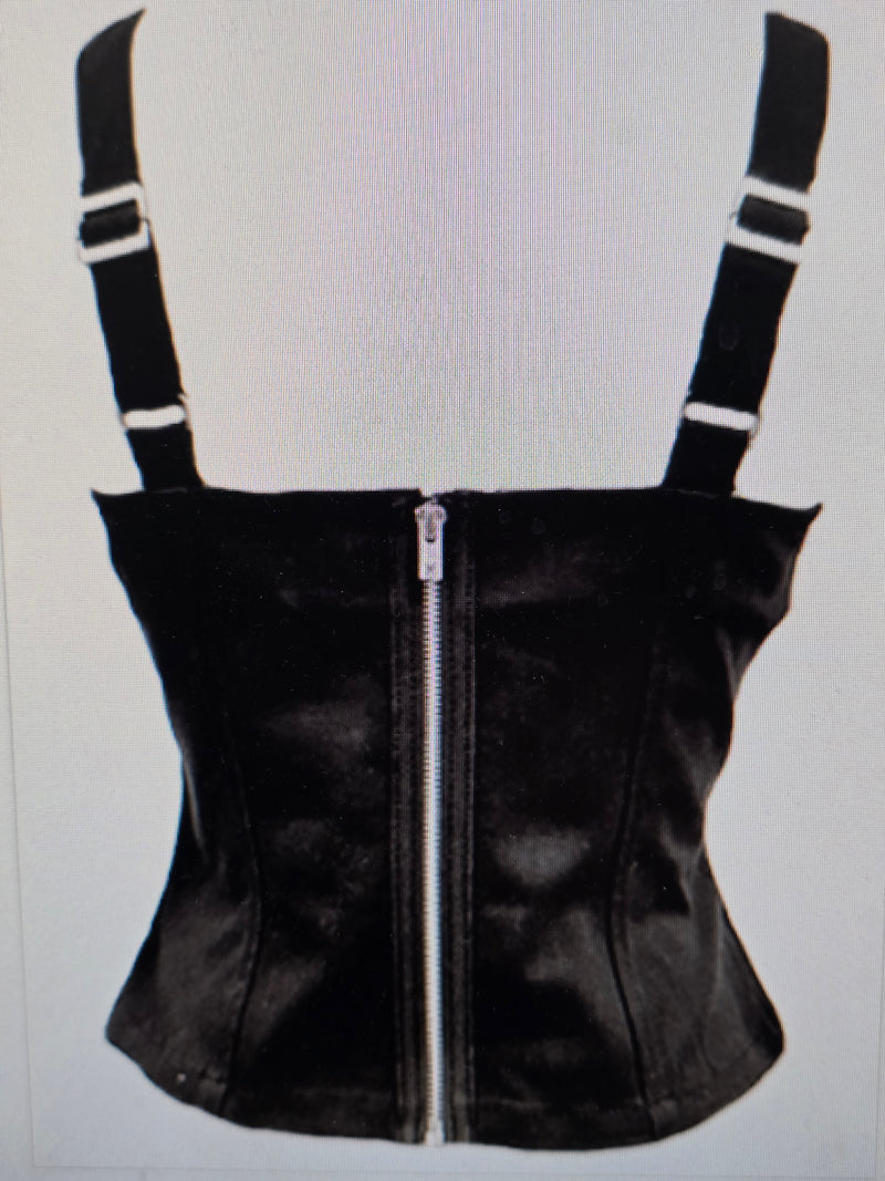 Laced up Corset Black