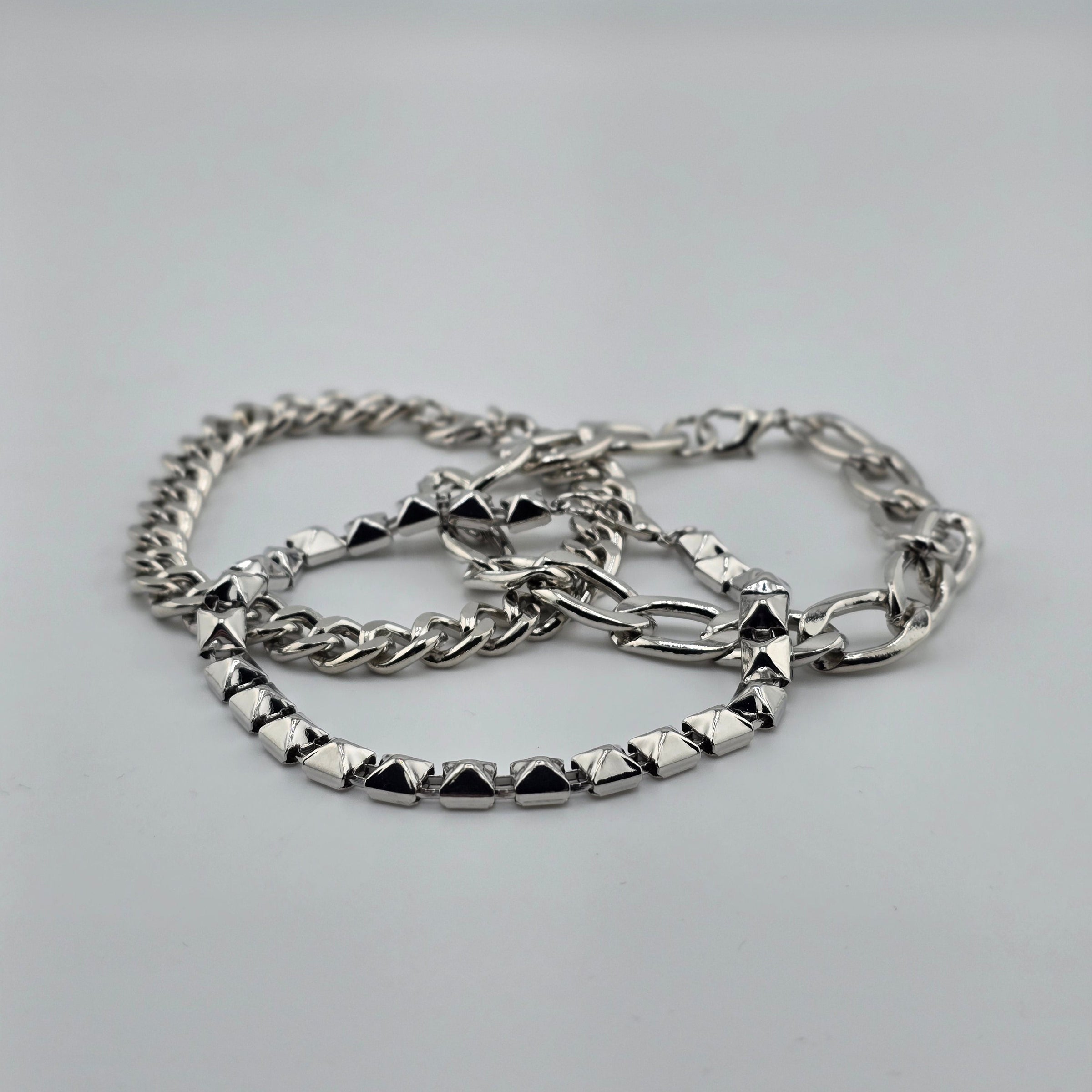 BR-Pyramid Chain Bracelet