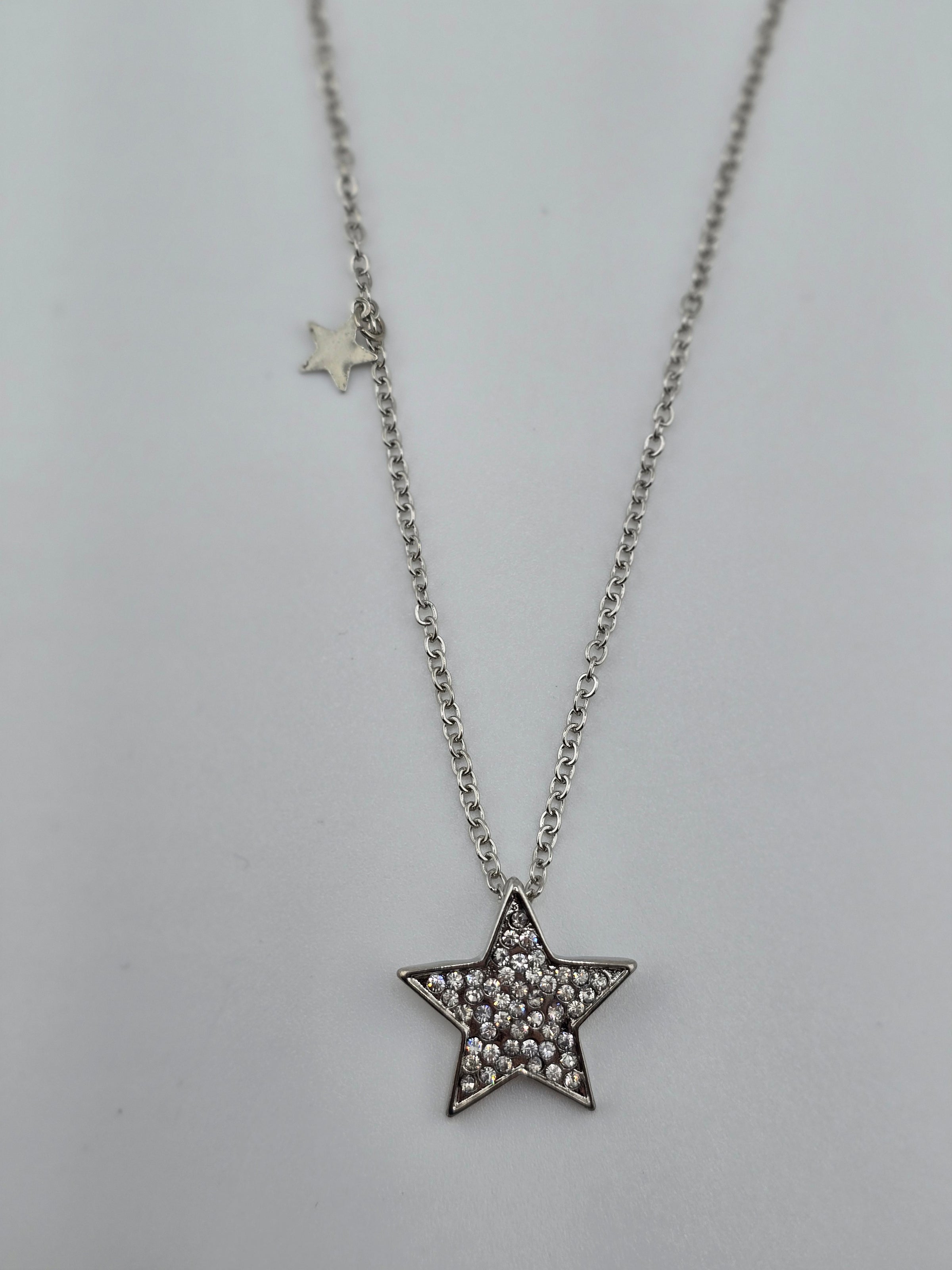 NK-16" Adj Thin Chain wStars