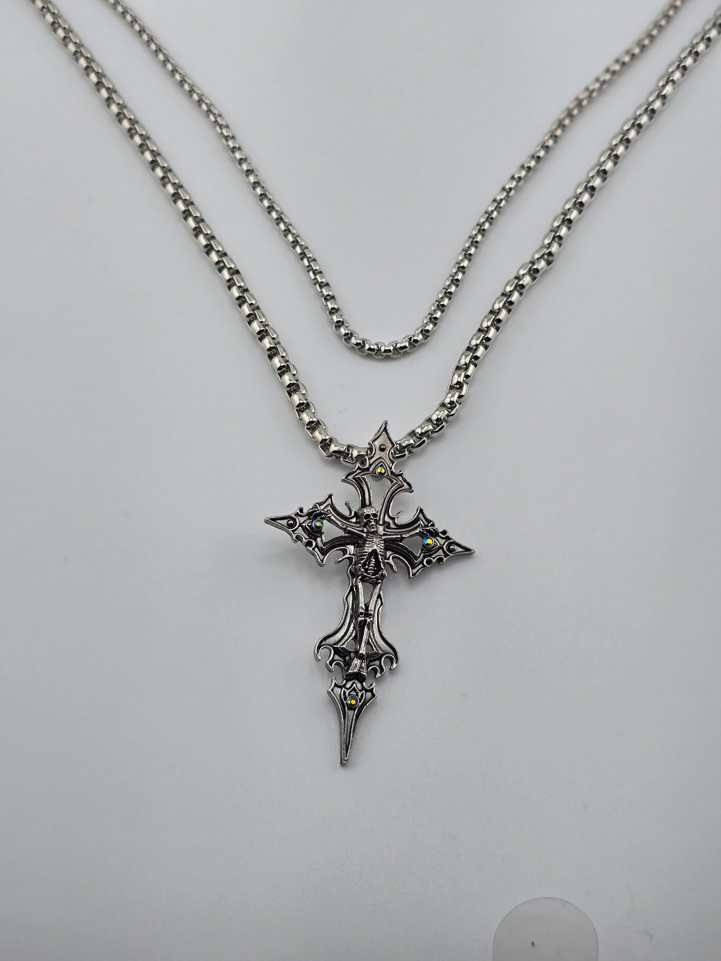 NK-Tribal Cross Double Chain