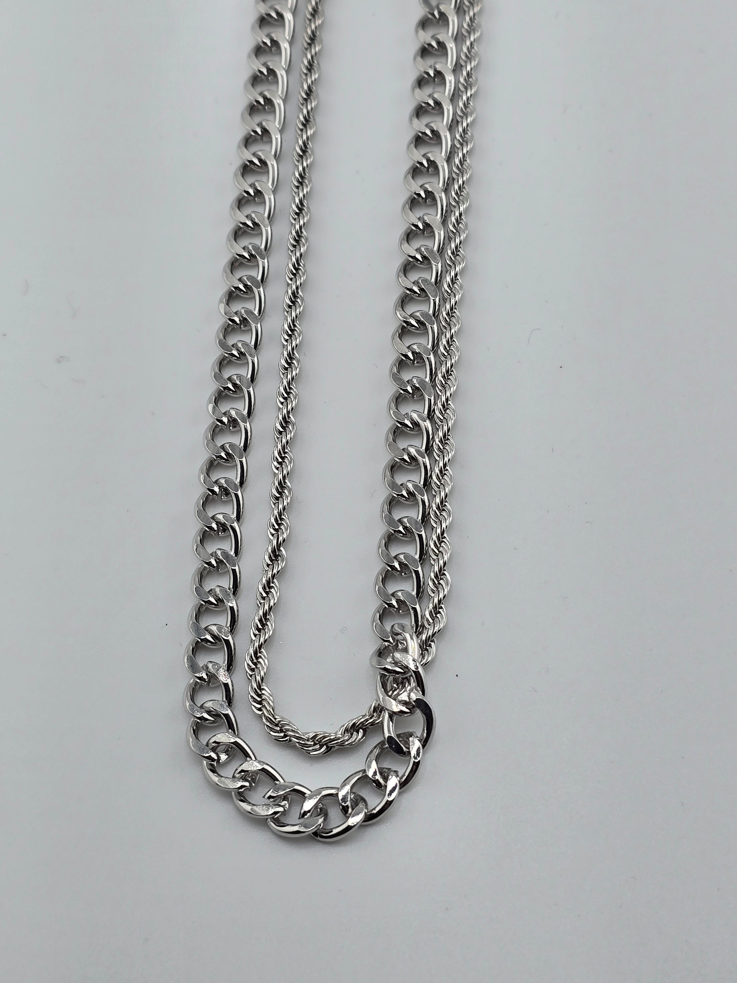 NK-2pc Chains"20 Rope Chain 18"
