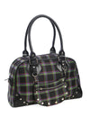 Duncan Shoulder Bag Green Plaid