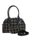 Duncan Shoulder Bag Green Plaid