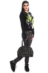 Duncan Shoulder Bag Green Plaid