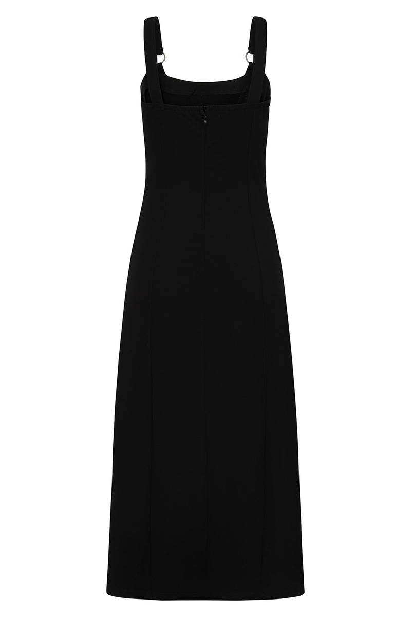 Black Malvolia Long Dress