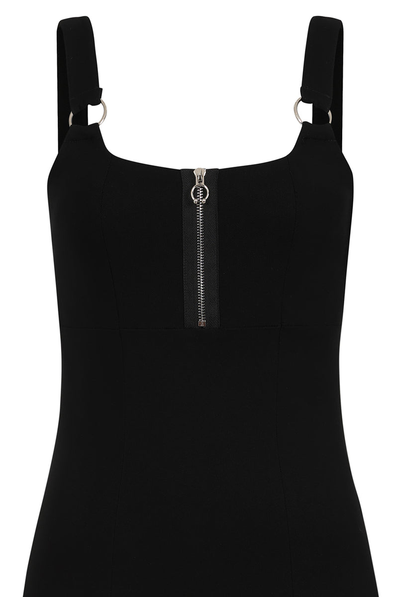 Black Malvolia Long Dress