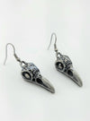 ER-Bird Skull Silver w/red eyes
