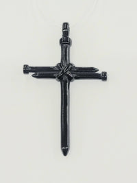 PEND-Nail Cross Black Steel
